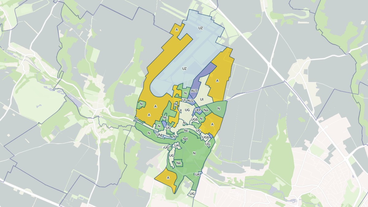 Aperçu cartographique de Boissy-l'Aillerie, centré sur la commune