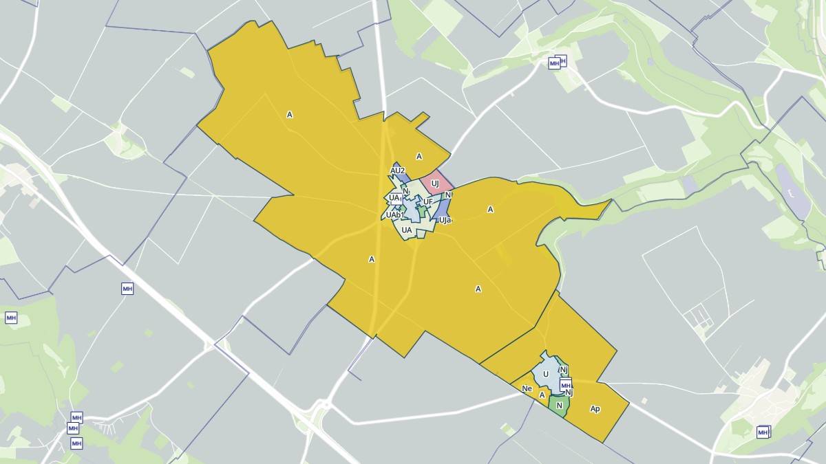 Aperçu cartographique de Commeny, centré sur la commune