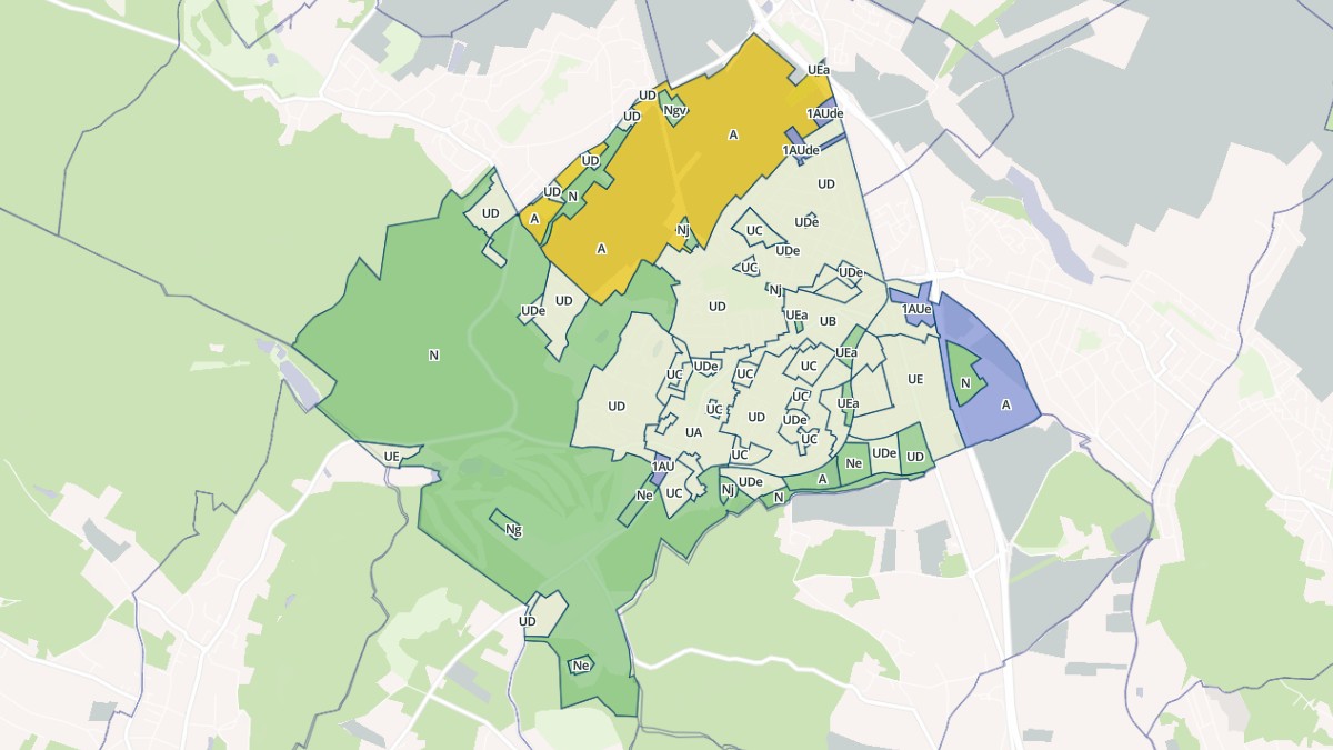Aperçu cartographique de Domont, centré sur la commune