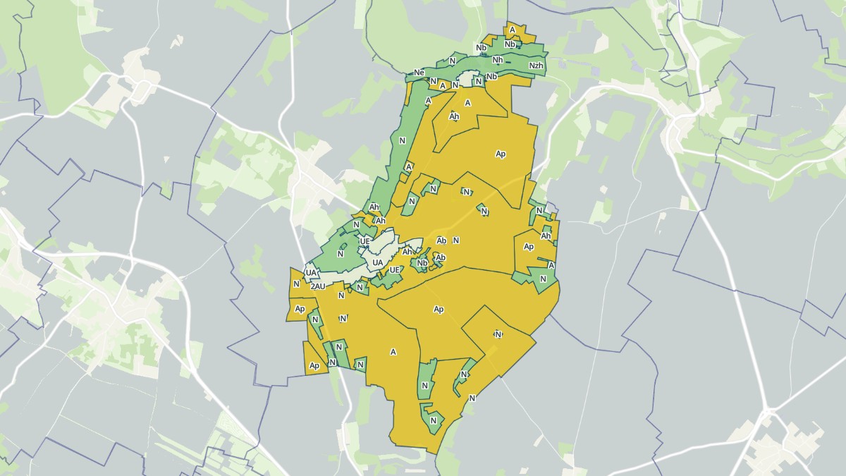 Aperçu cartographique de Épiais-Rhus, centré sur la commune