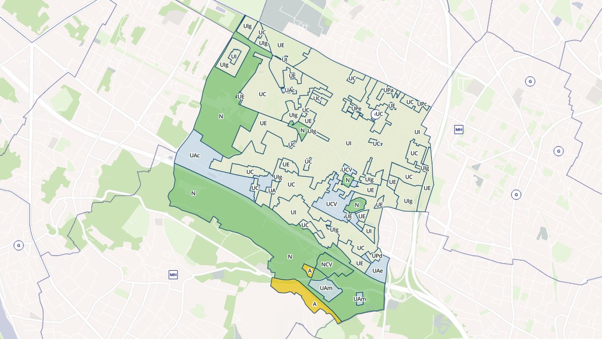 Aperçu cartographique de Franconville, centré sur la commune