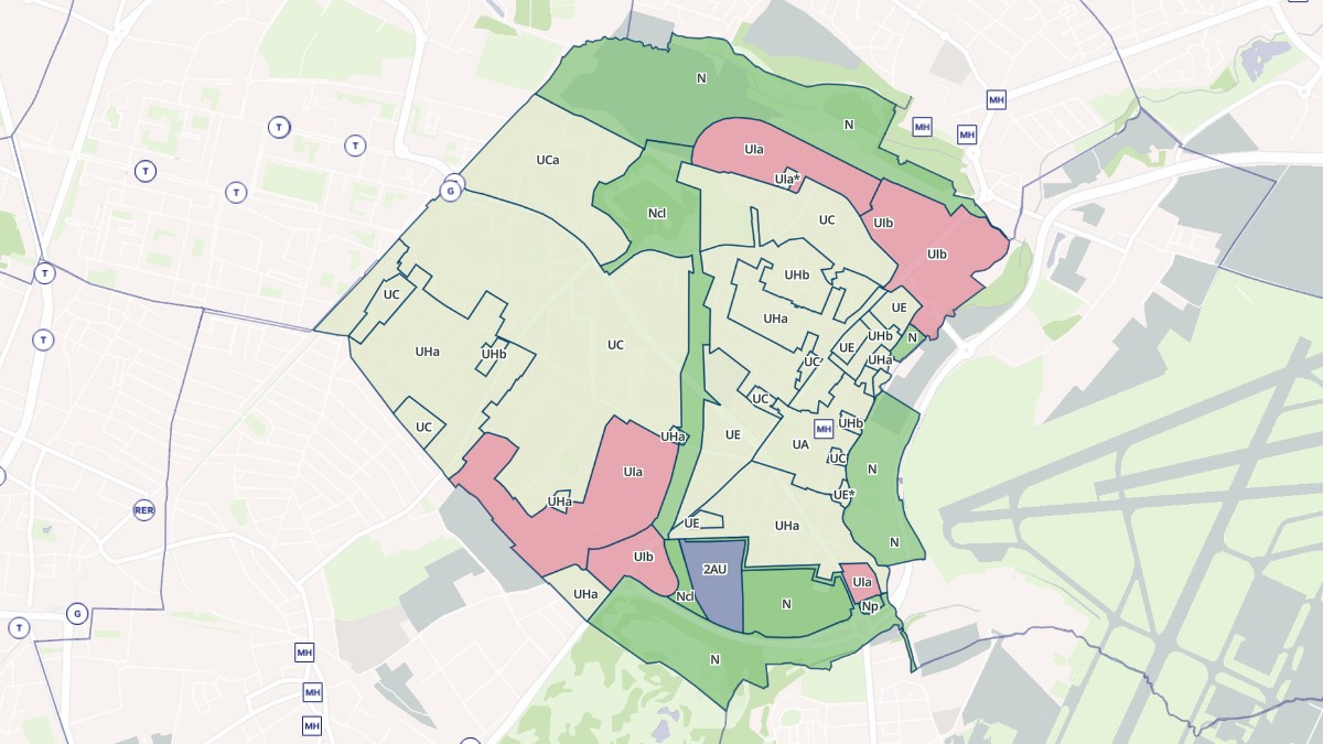 Aperçu cartographique de Garges-lès-Gonesse, centré sur la commune