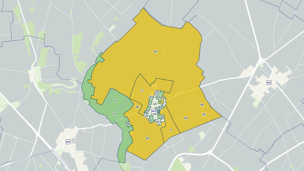 Aperçu cartographique de Livilliers, centré sur la commune