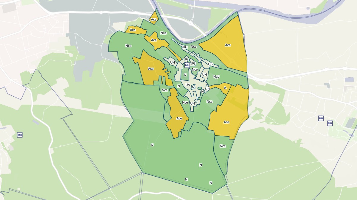 Aperçu cartographique de Noisy-sur-Oise, centré sur la commune