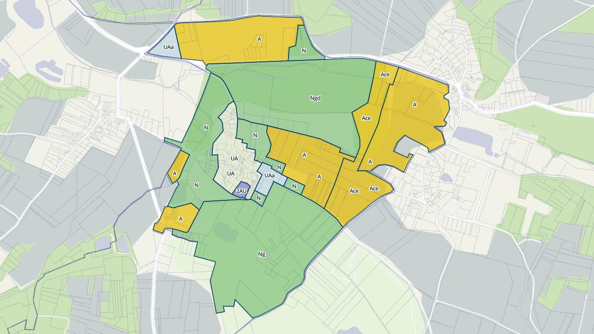 Aperçu cartographique de Le Plessis-Luzarches, centré sur la commune