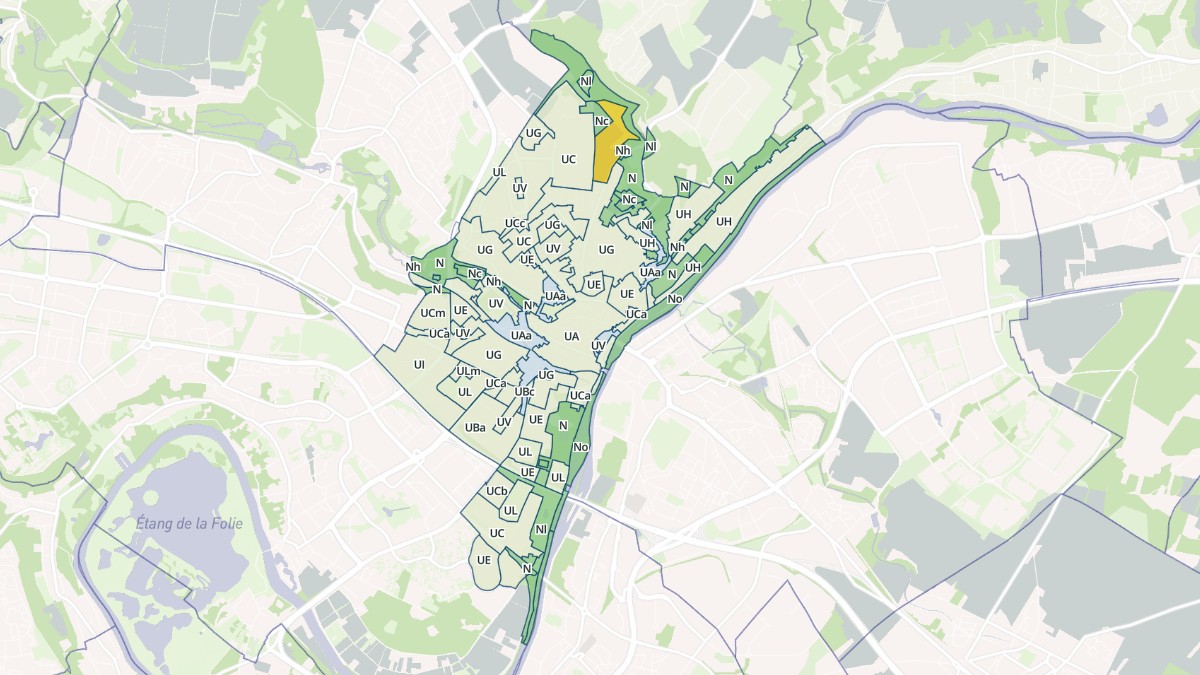 Aperçu cartographique de Pontoise, centré sur la commune