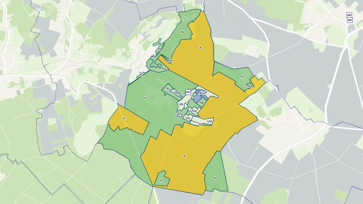Aperçu cartographique de Saint-Cyr-en-Arthies, centré sur la commune
