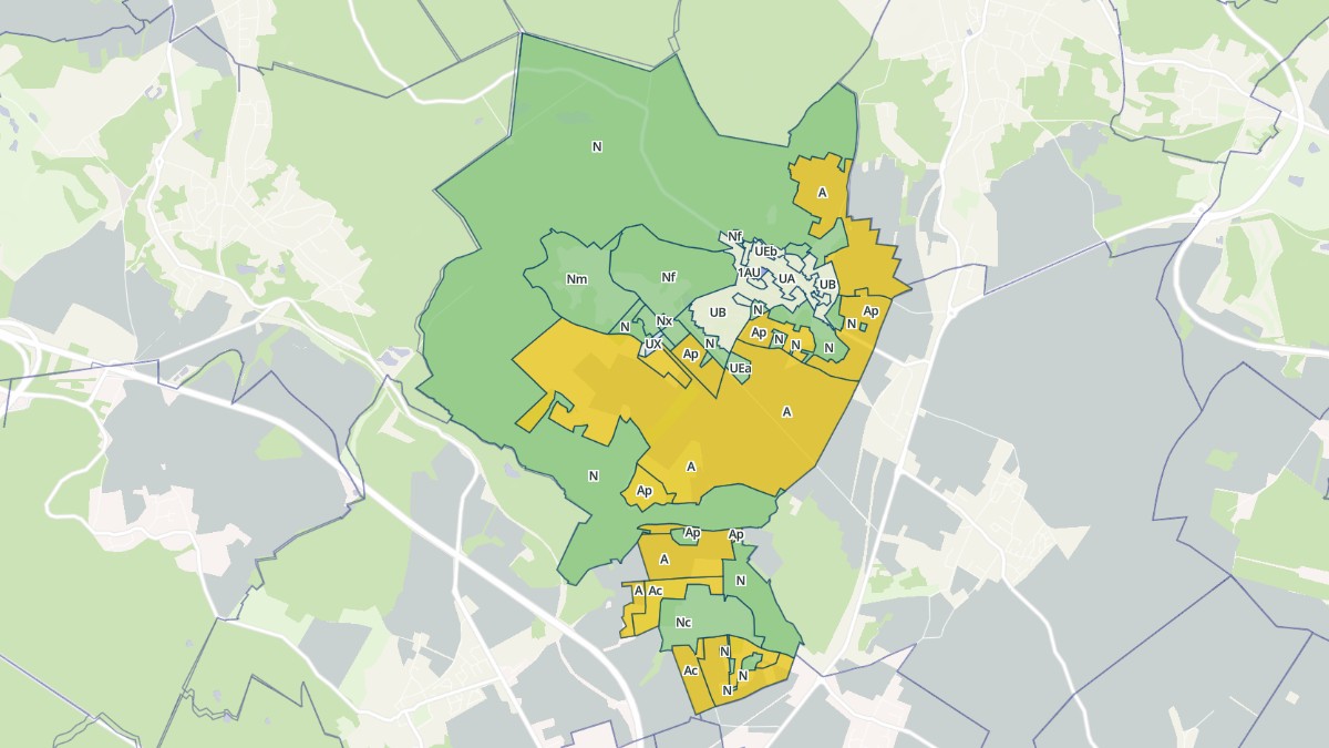 Aperçu cartographique de Saint-Martin-du-Tertre, centré sur la commune