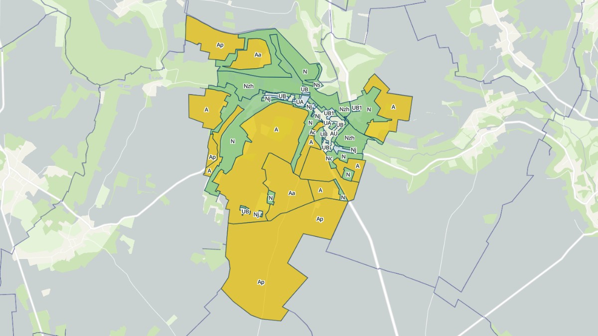 Aperçu cartographique de Vallangoujard, centré sur la commune