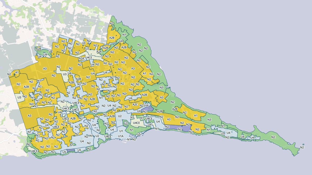 Aperçu cartographique de Saint-François, centré sur la commune