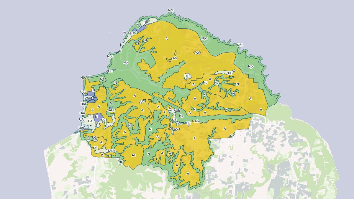 Aperçu cartographique de Saint-Louis, centré sur la commune