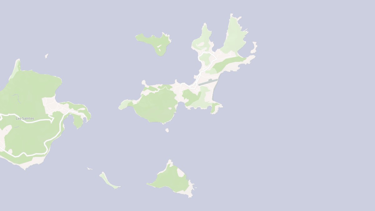 Aperçu cartographique de Terre-de-Haut, centré sur la commune