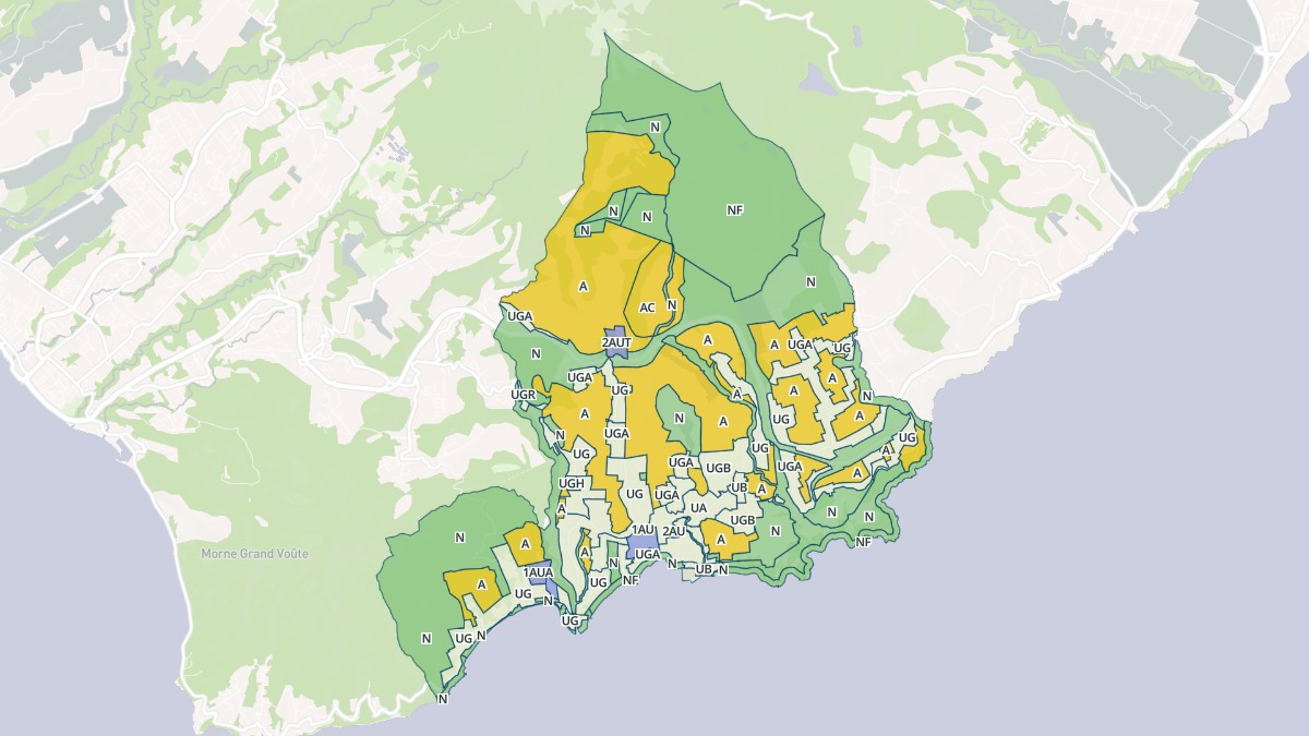 Aperçu cartographique de Trois-Rivières, centré sur la commune