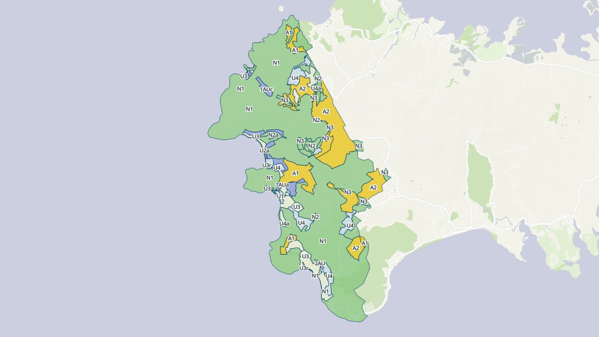 Aperçu cartographique de Les Anses-d'Arlet, centré sur la commune