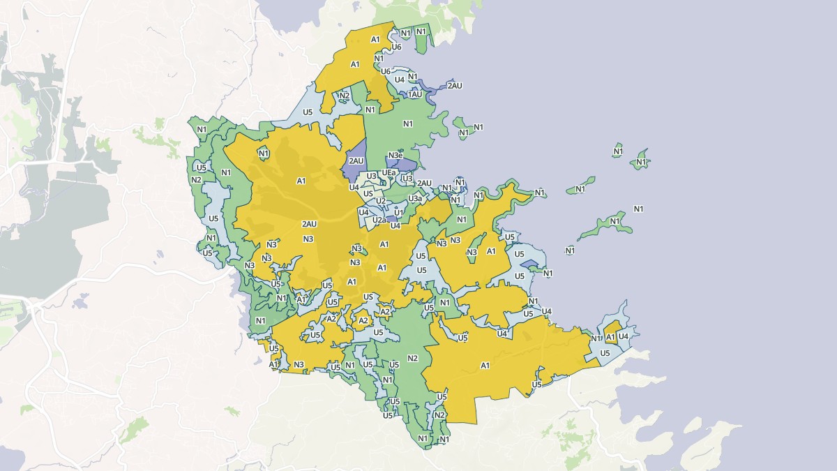 Aperçu cartographique de Le François, centré sur la commune