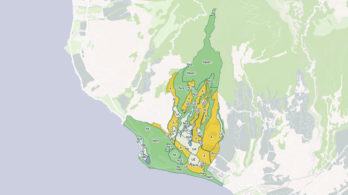 Aperçu cartographique de L'Étang-Salé, centré sur la commune