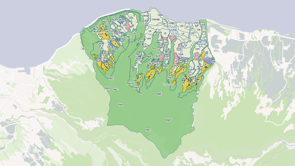 Aperçu cartographique de Saint-Denis, centré sur la commune