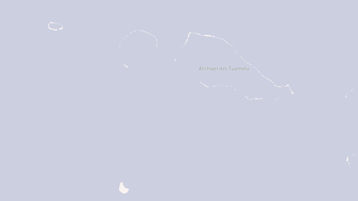Aperçu cartographique de Rangiroa, centré sur la commune