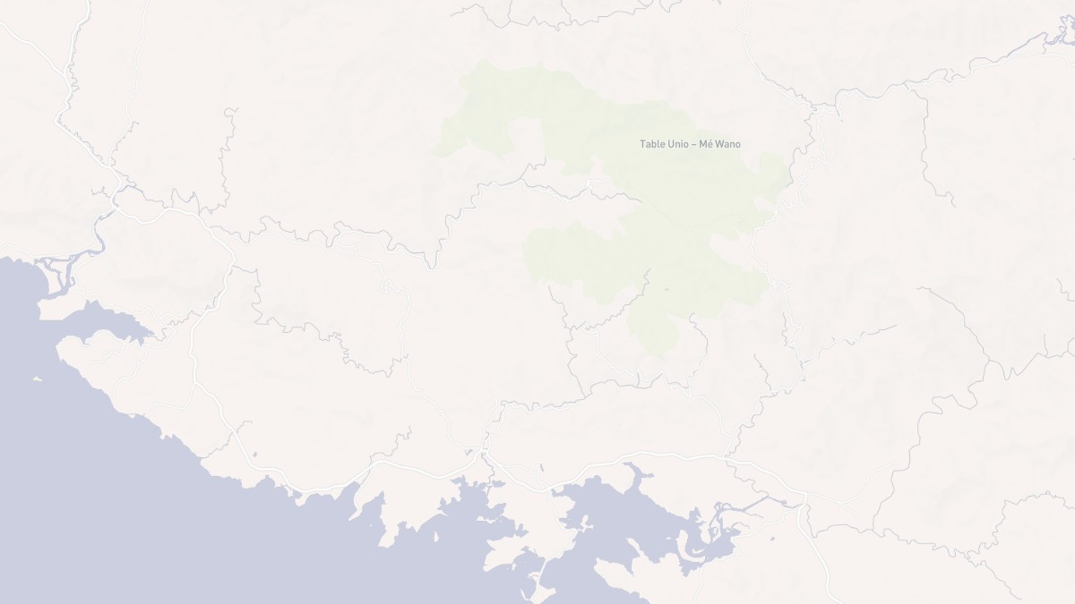 Aperçu cartographique de Moindou, centré sur la commune