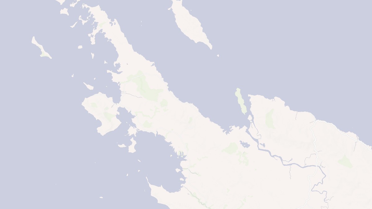 Aperçu cartographique de Poum, centré sur la commune