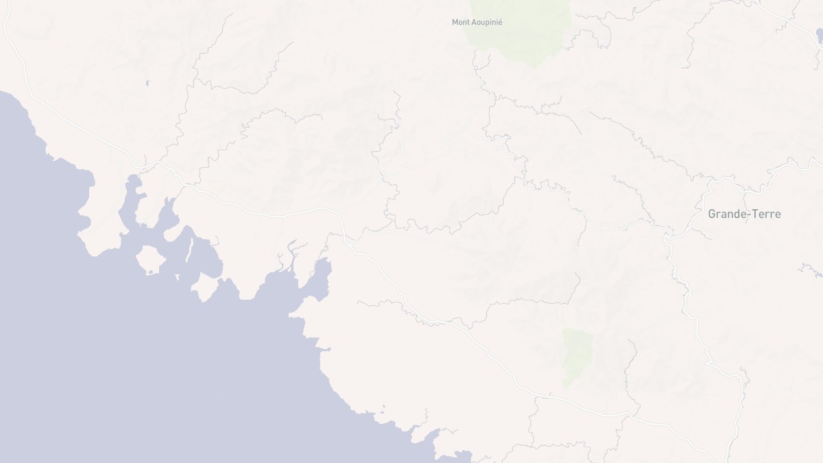 Aperçu cartographique de Poya, centré sur la commune