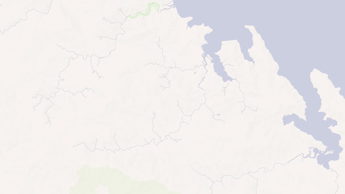 Aperçu cartographique de Kouaoua, centré sur la commune